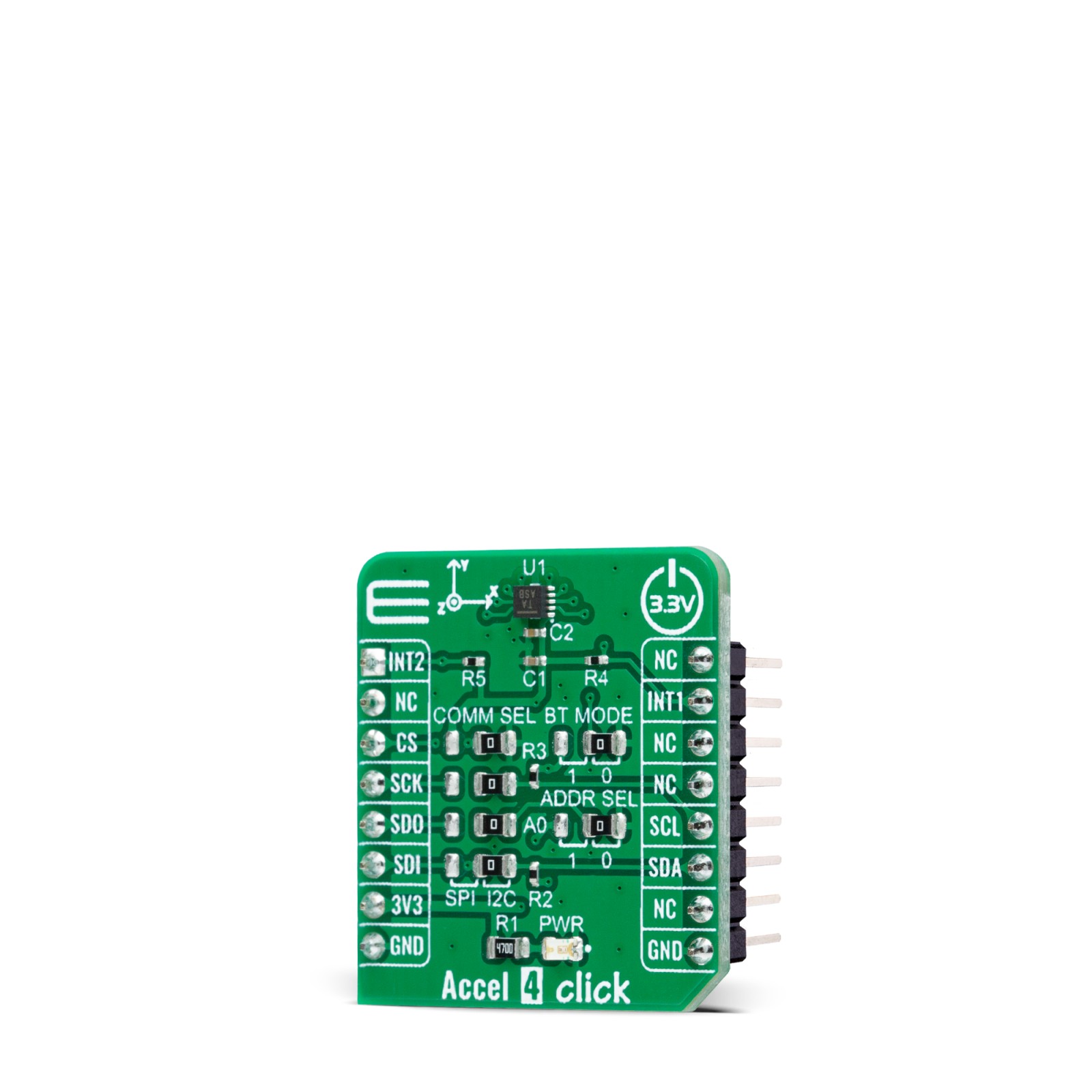 Accel 4 Click with FXLS8974CF Accelerometer
