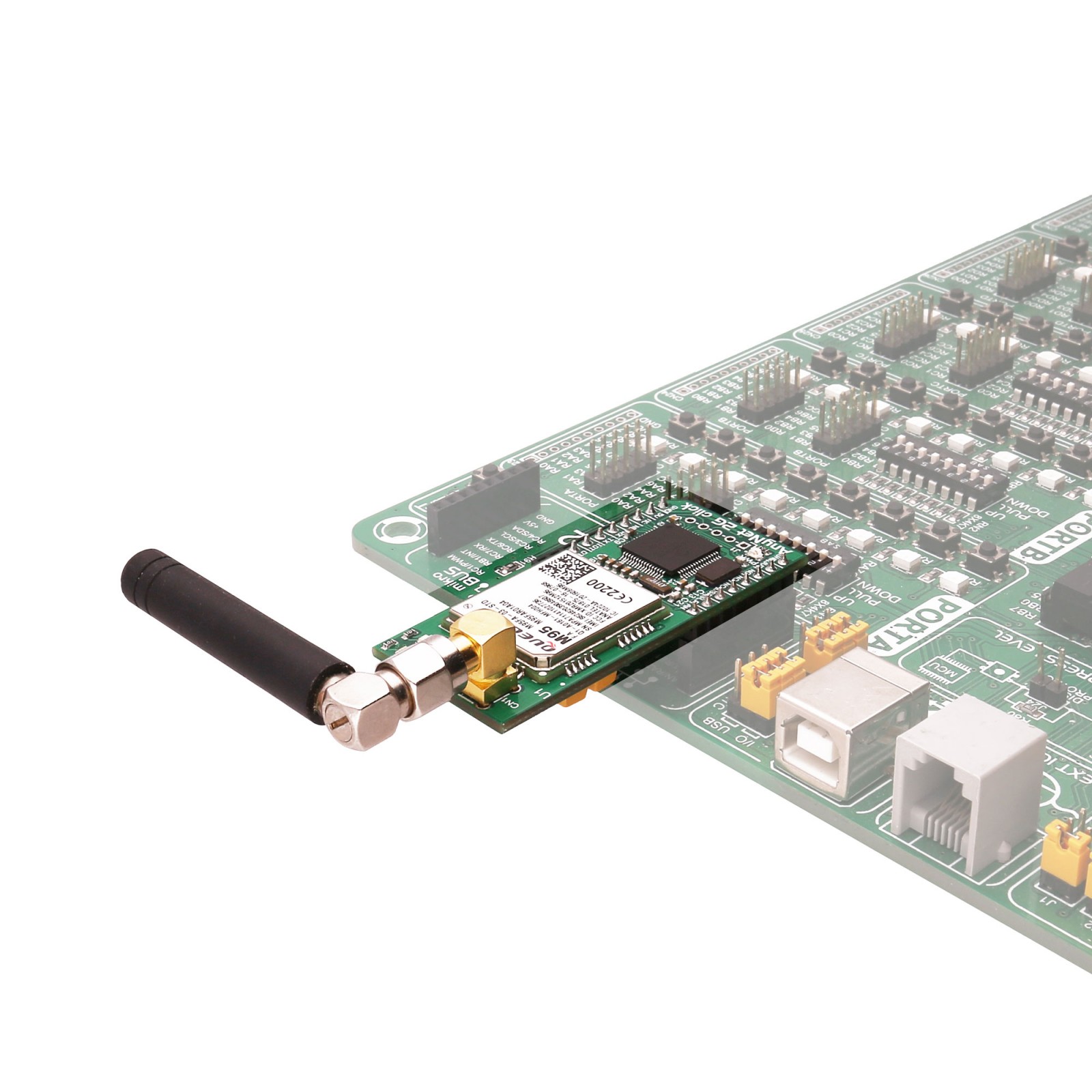2G Click, a cellular to AWS gateway device MikroElektronika