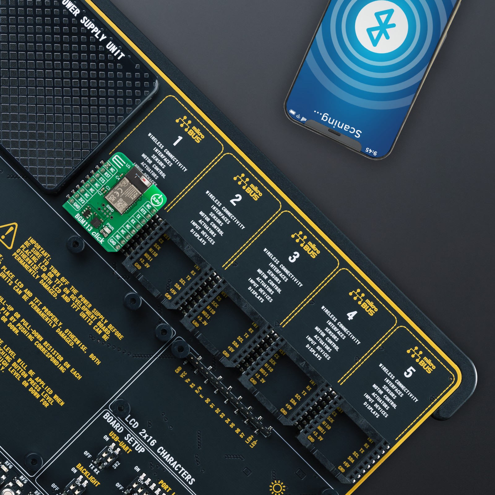 BGM113 Click - Wireless Gecko Bluetooth module | MIKROE-6584