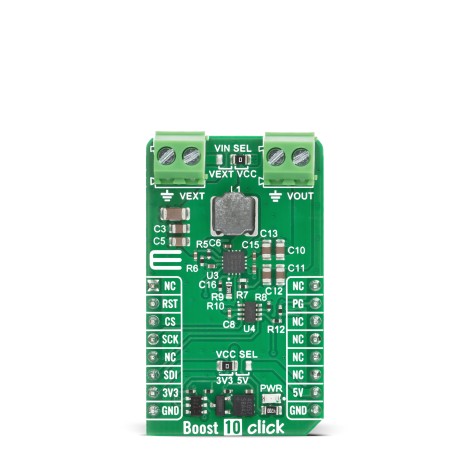 Boost 10 Click - 5-12V Step-Up Converter | MIKROE-6927