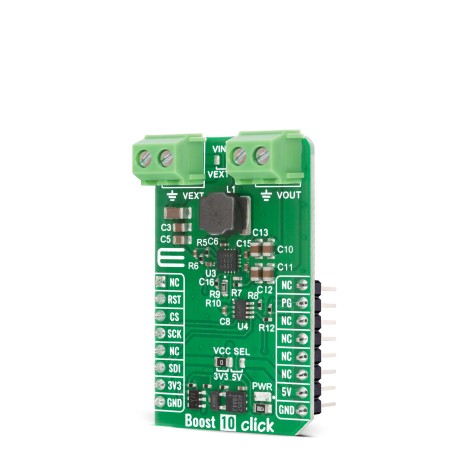Boost 10 Click - 5-12V Step-Up Converter | MIKROE-6927