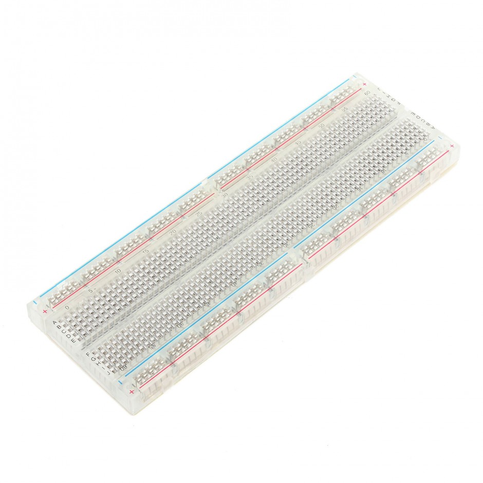 Breadboard Clear SelfAdhesive 830 points