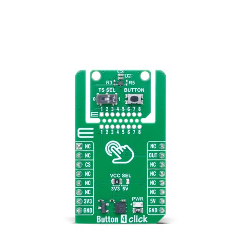 Shop Click Boards HMI Pushbutton/Switches Button 4 Click Front