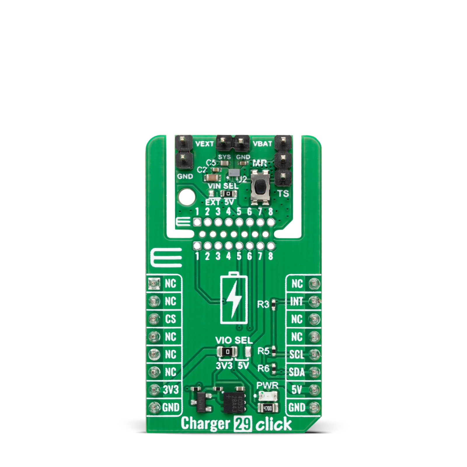 Charger 29 Click - Single-cell battery charger | MIKROE-6652