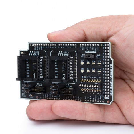 Clicker Arduino Click shield for Arduino DUE