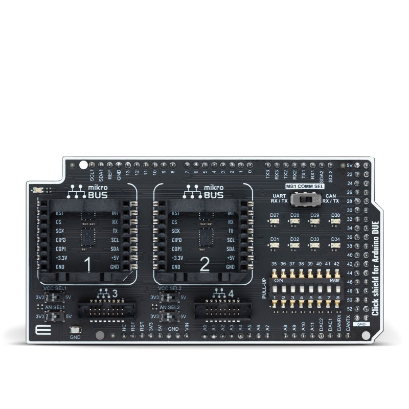 Arduino Due Socket Click shield for Arduino DUE