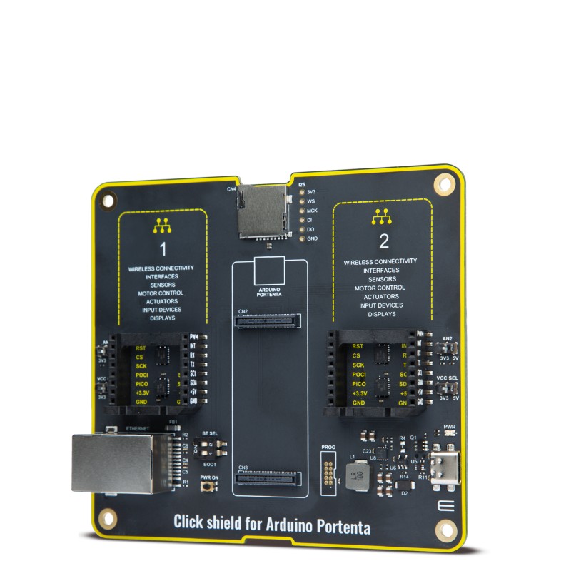 Clicker Arduino Click shield for Arduino Portenta