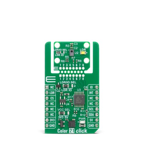 Shop Click Boards Sensors Optical Color 21 Click Front