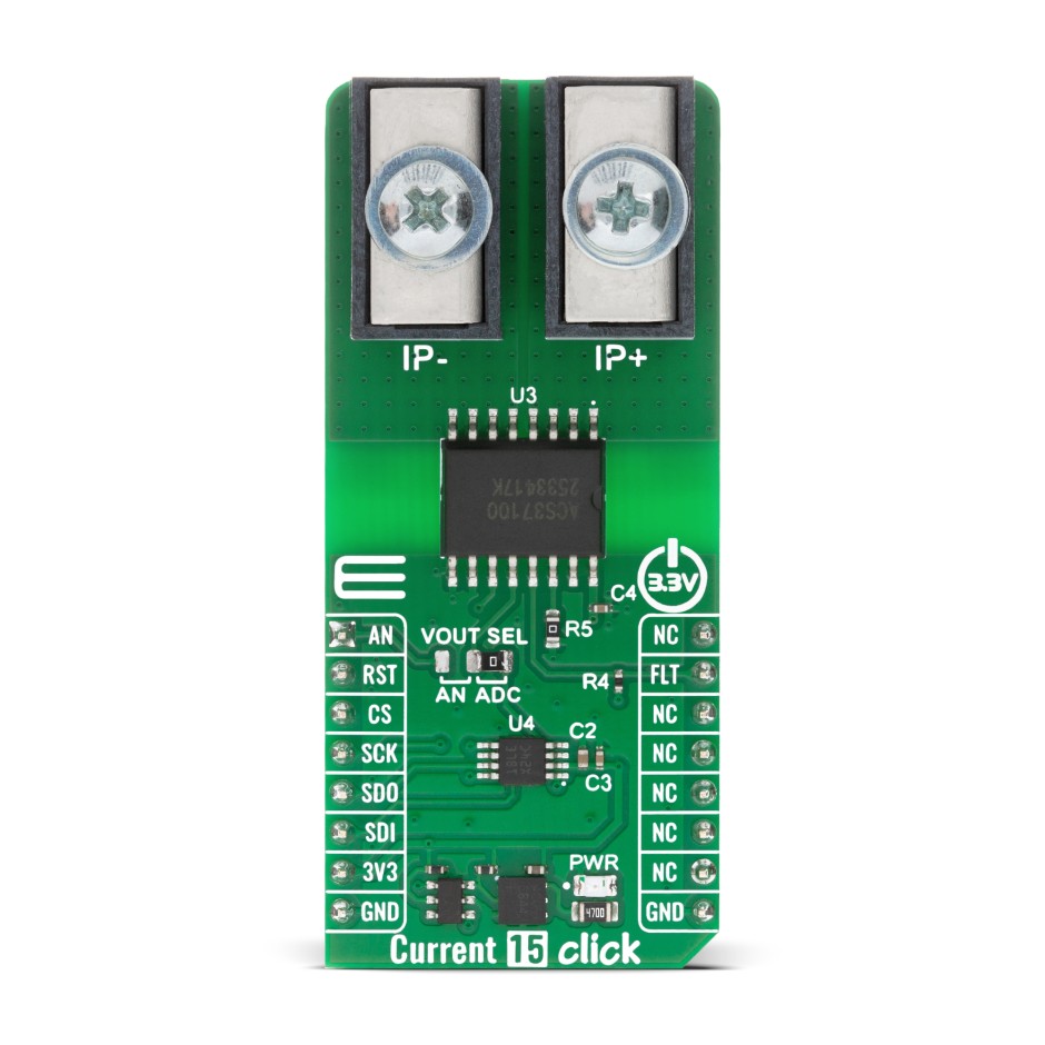 Current 15 Click - ±50A TMR Current Sensor | MIKROE-6665