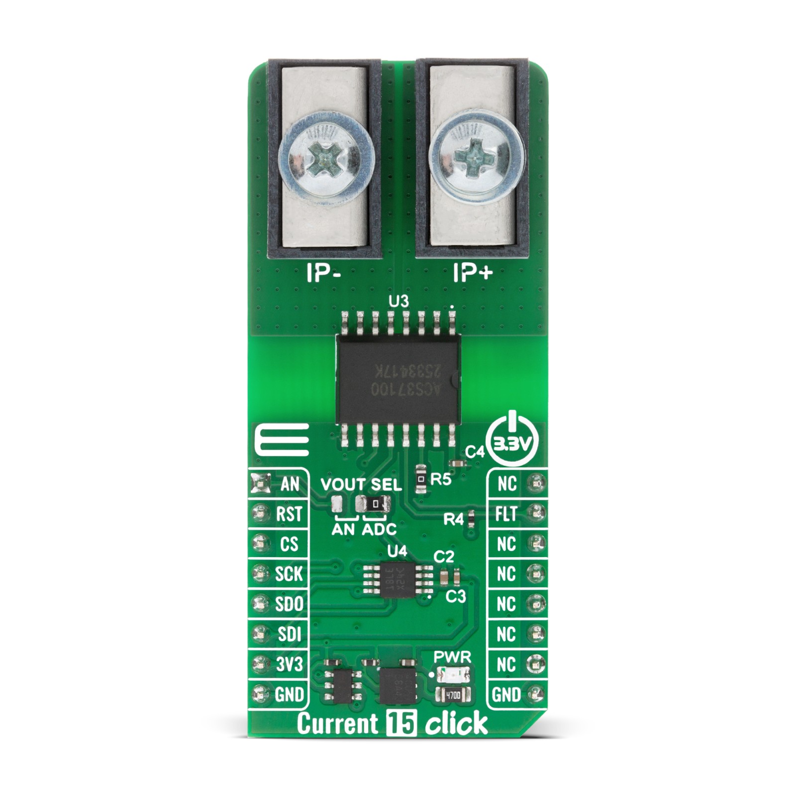 Current 15 Click - ±50A TMR Current Sensor | MIKROE-6665