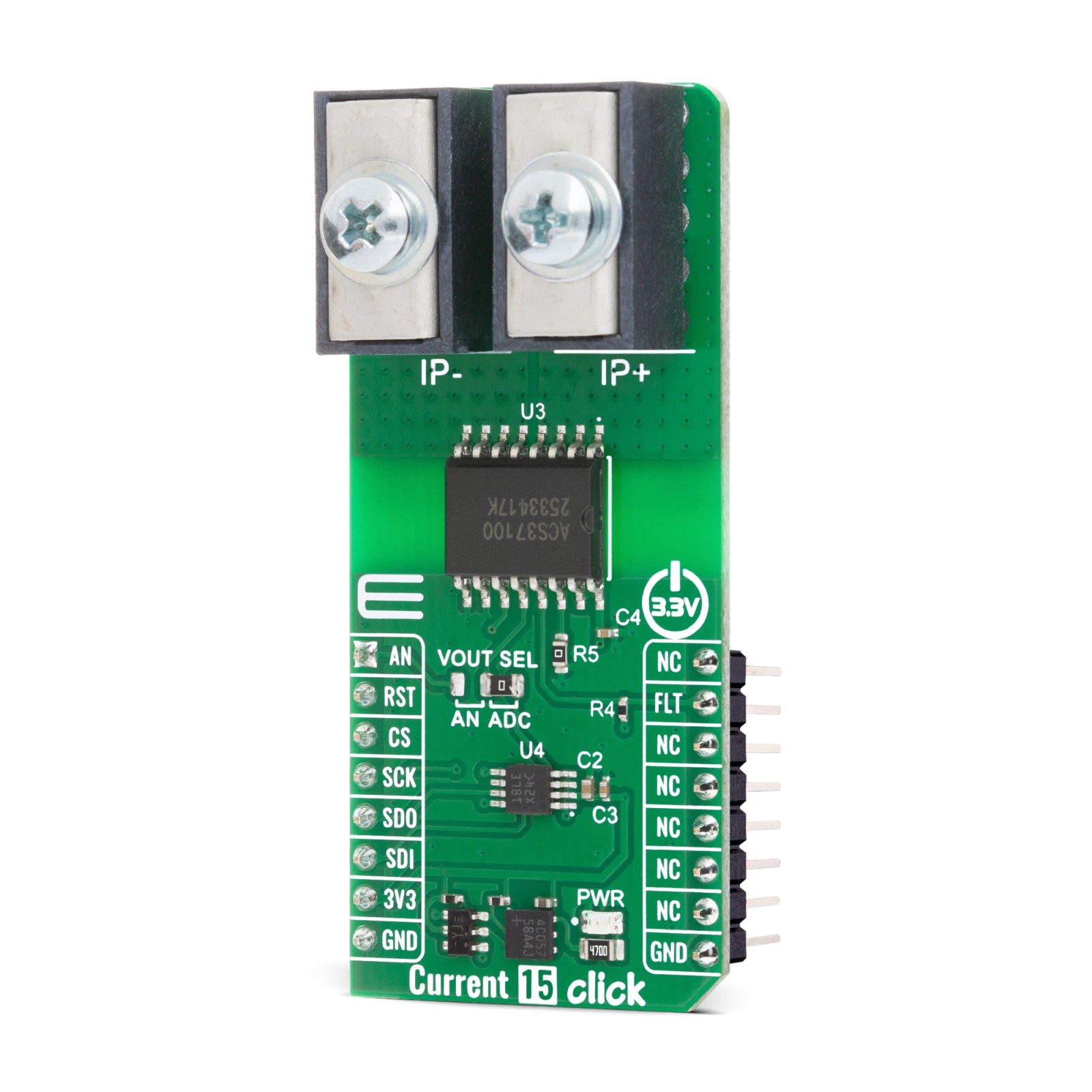 Current 15 Click - ±50A TMR Current Sensor | MIKROE-6665