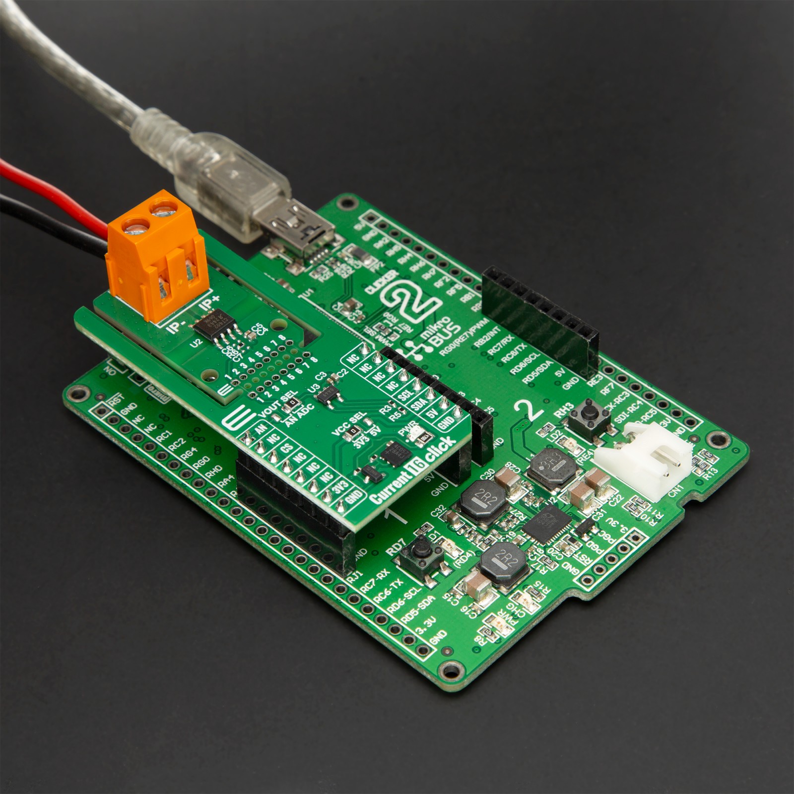 Sensor For Click Current 16 Click - 500kHz TMR Current Sensor | MIKROE-6790