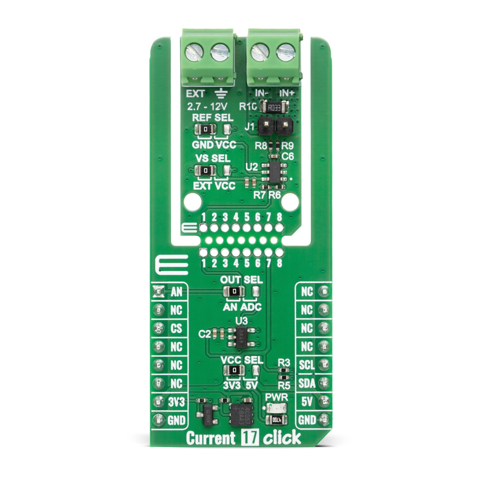 Current 17 Click - Differential Current Amplifier | MIKROE-6819