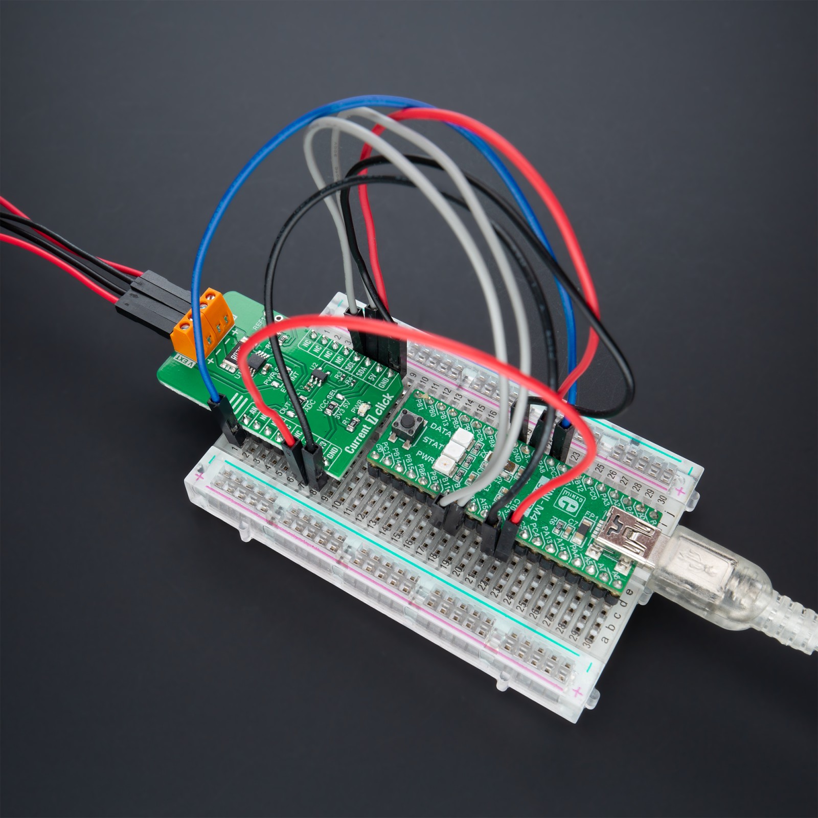 Current 7 Click with INA381 Current Sense Amplifier