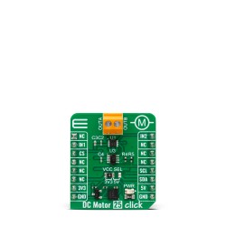 DC Motor 25 Click | A3908 Bidirectional Motor Driver Module