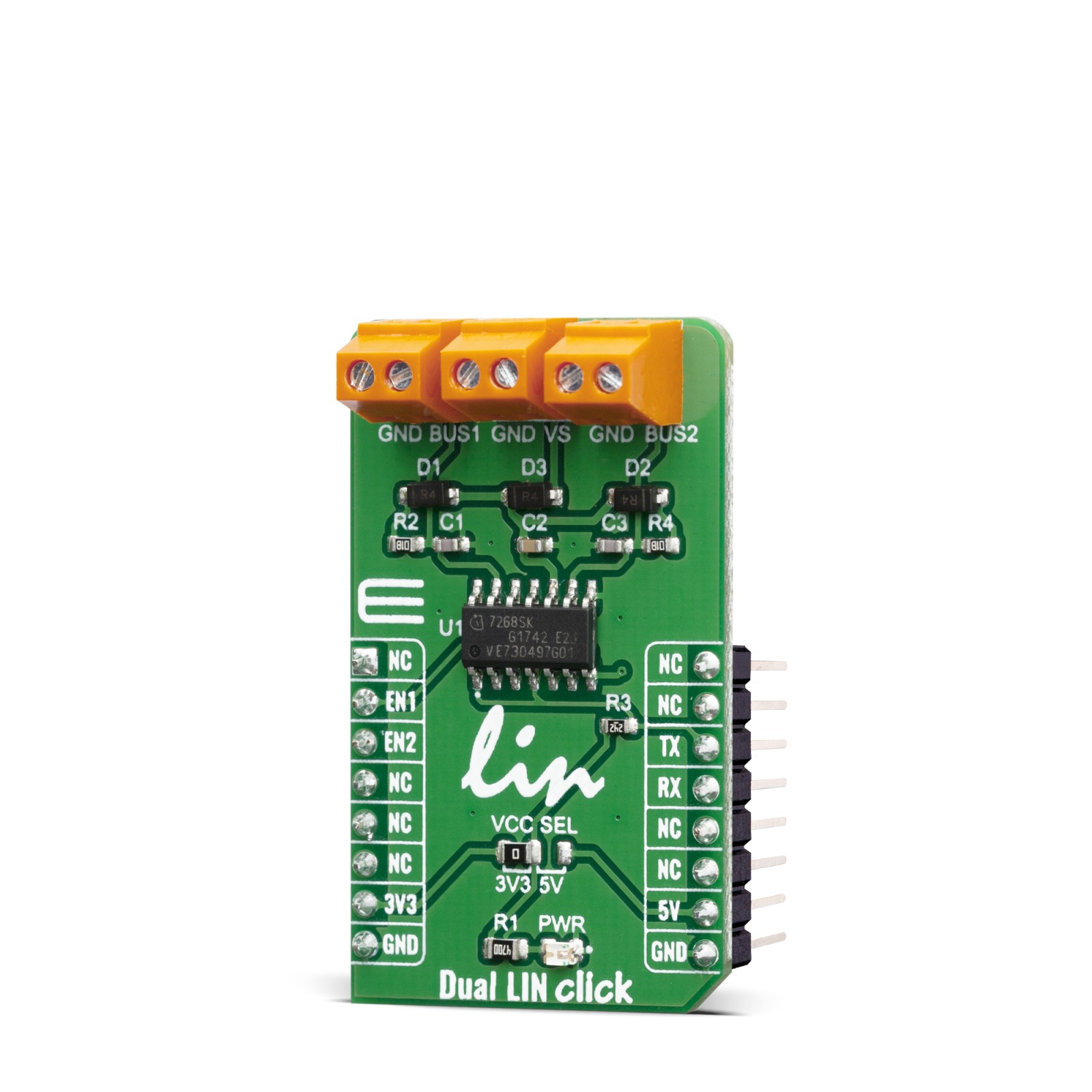 TLE7268SKXUMA1 Dual LIN Transceiver – Dual LIN Click for Automotive ...