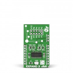 Expand 3 click — board with DS2408 8-channel programmable I/O expander