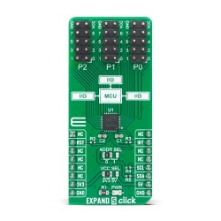 EXPAND 5 Click with TCA6424A I/O Expander