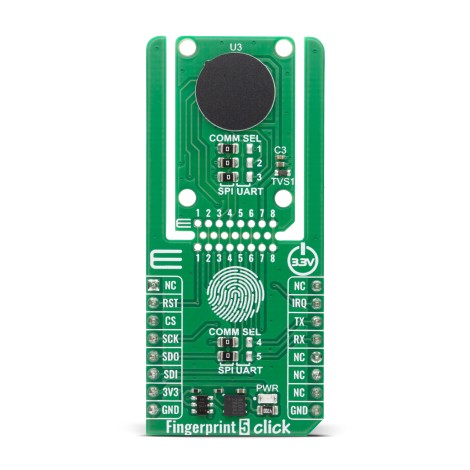 Shop Click Boards HMI Fingerprint Fingerprint 5 Click Front