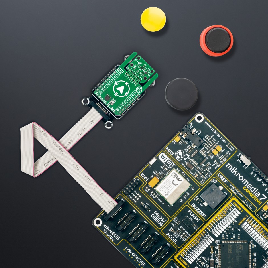 GeoMagnetic 2 Click - 3-Axis Magnetic Field Sensor | MIKROE-6925