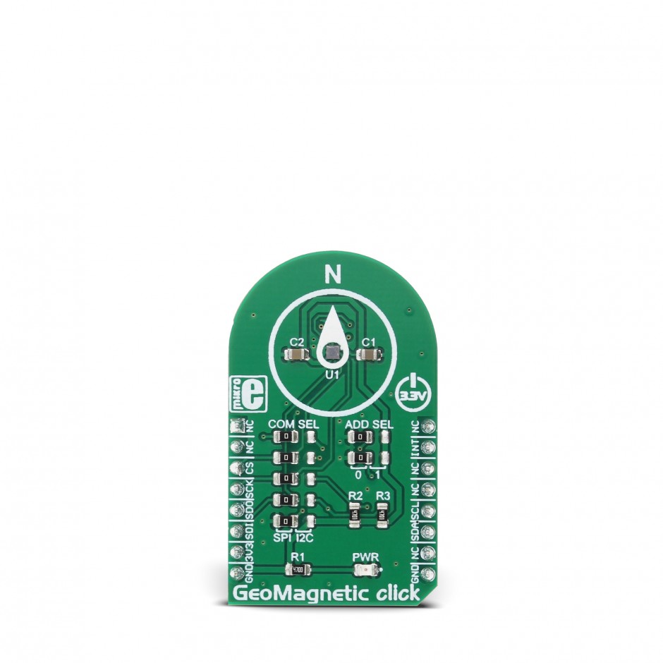 click Threeaxis sensor MikroElektronika