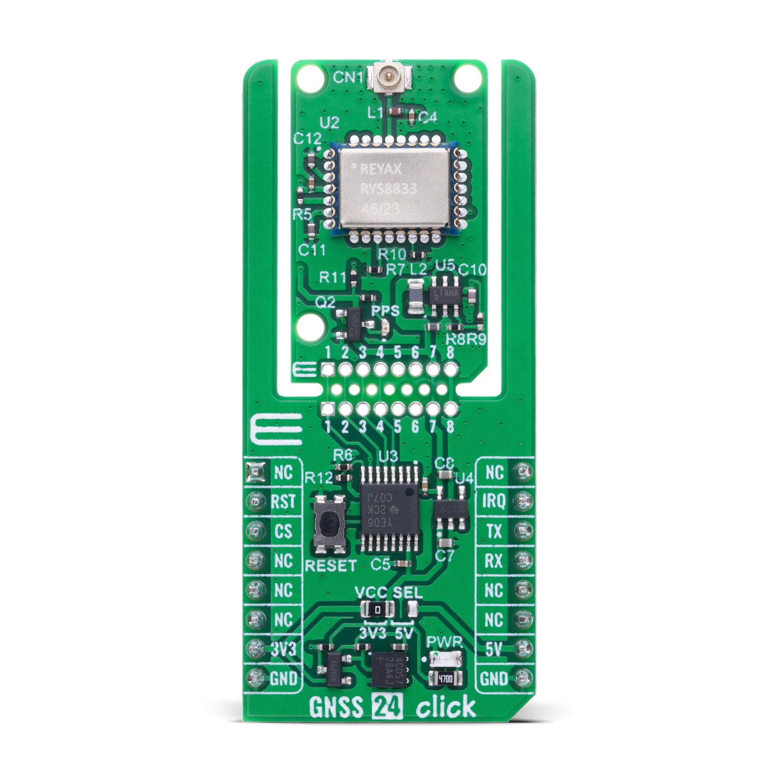 GNSS 24 Click - Global GNSS positioning | MIKROE-6551