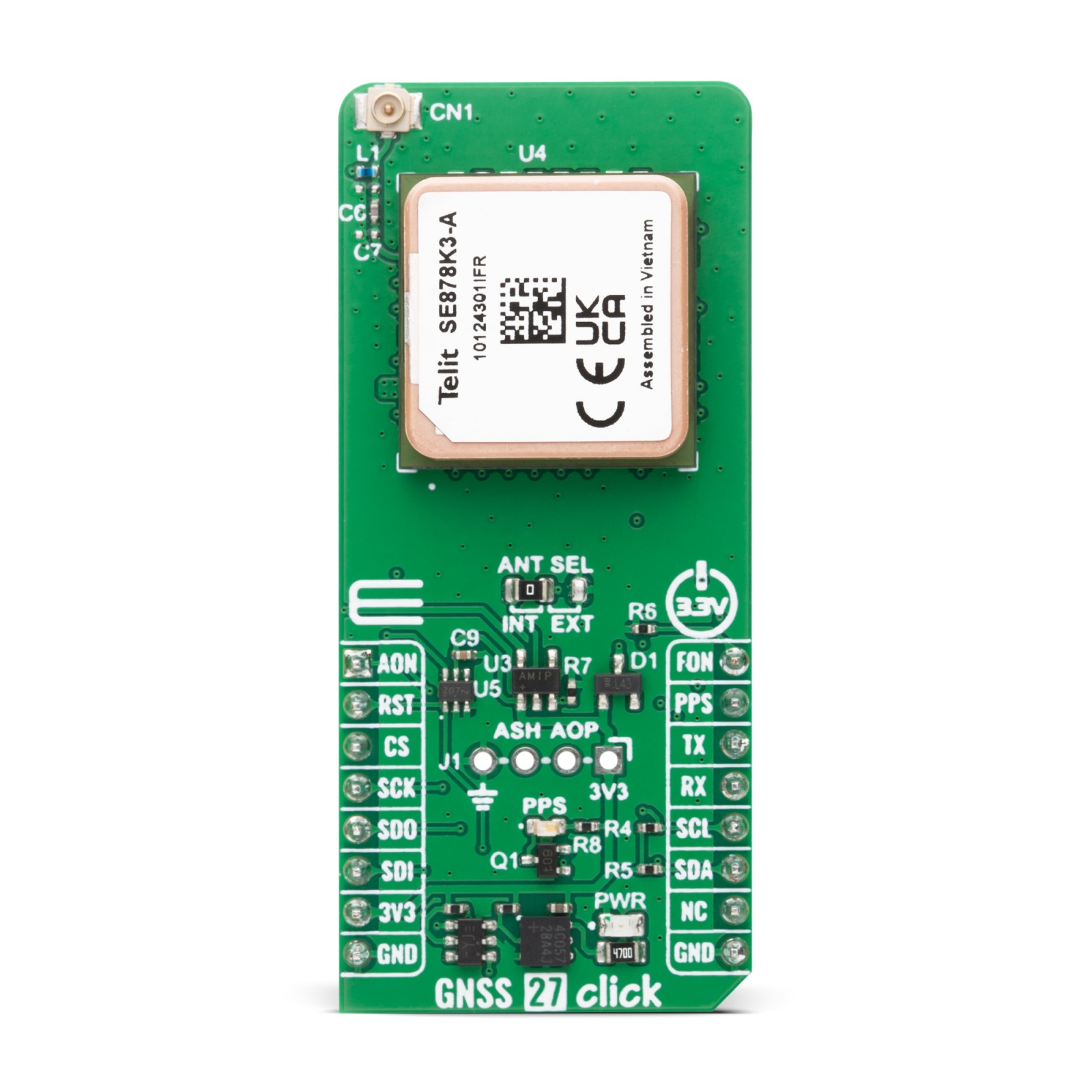 GNSS 27 Click - Complete GNSS receiver | MIKROE-6766