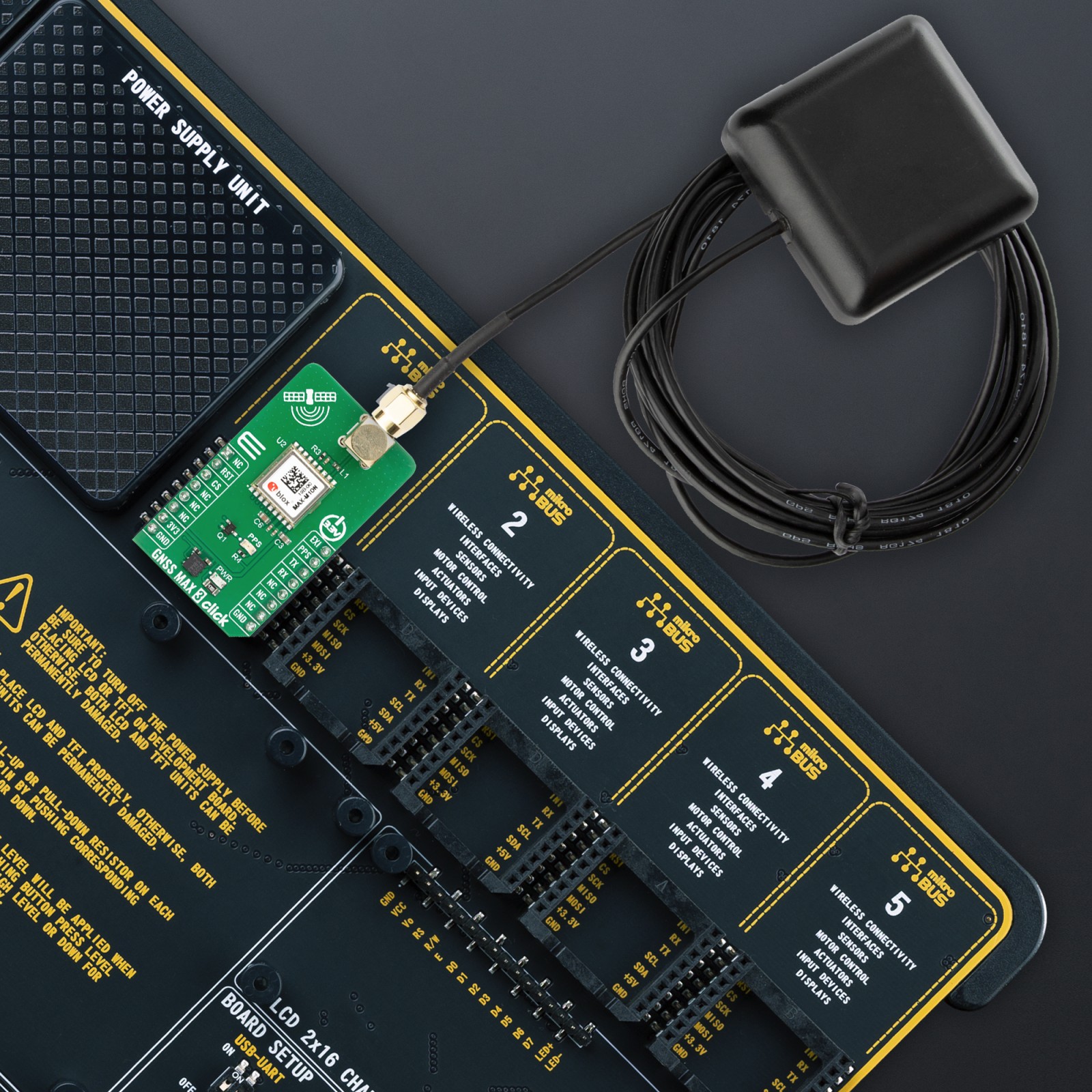GNSS MAX 3 Click - Standard-Precision GNSS | MIKROE-6786