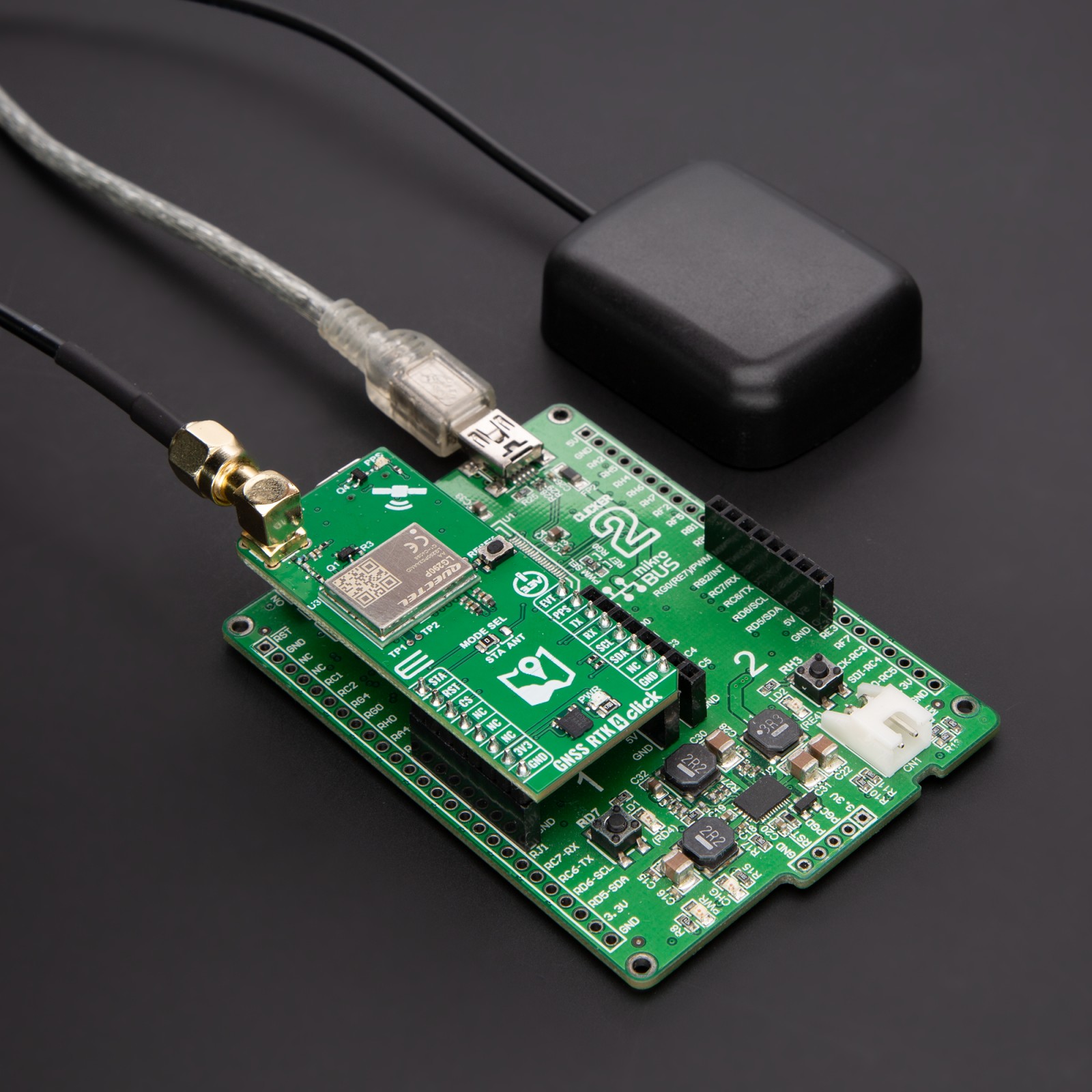 GNSS RTK 4 Click - For GNSS positioning with RTK support | MIKROE-6580
