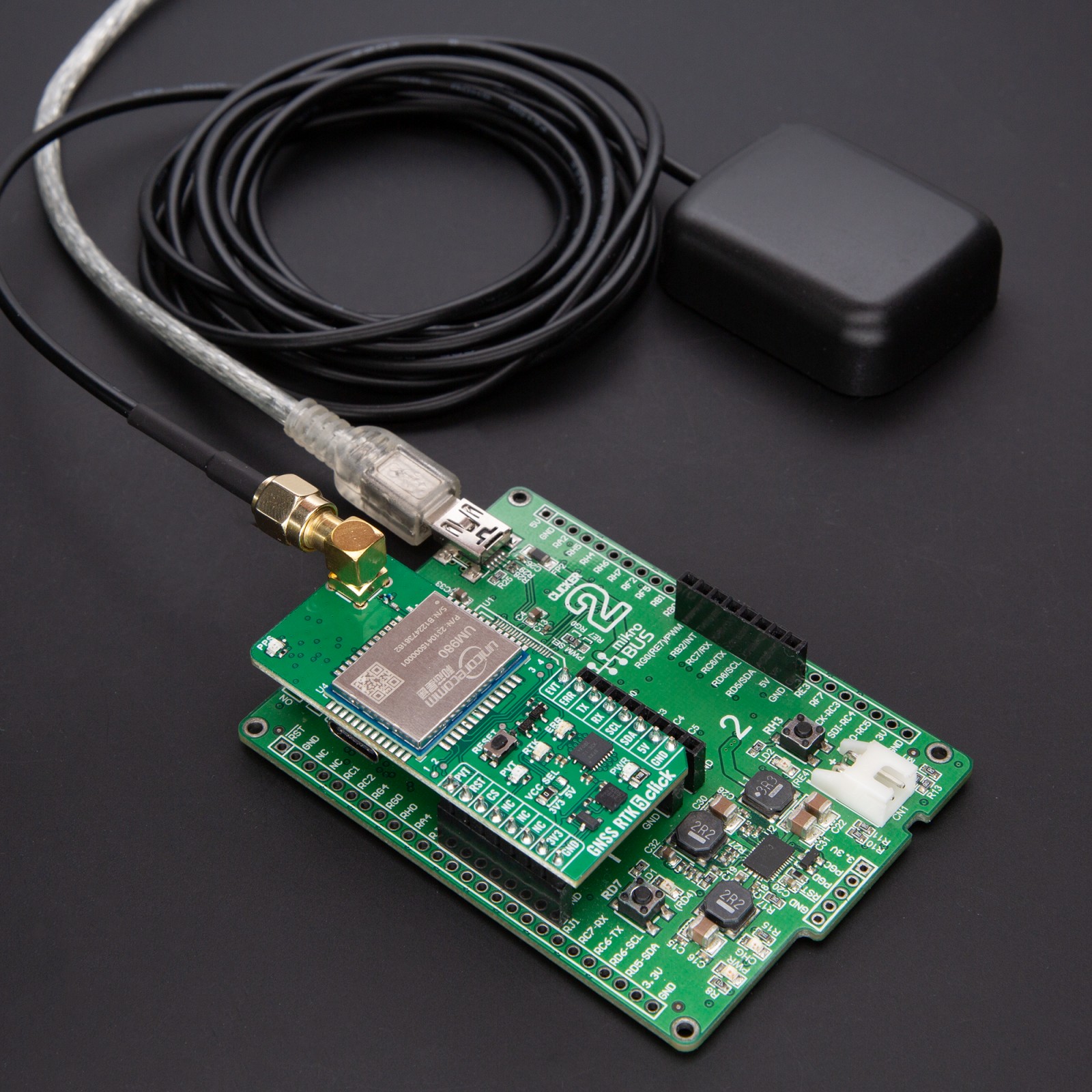 GNSS RTK 5 Click - For centimeter-level positioning| MIKROE-6451