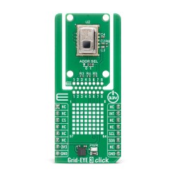 Shop Click Boards Sensors Temperature & humidity Grid-EYE 3 Click Front