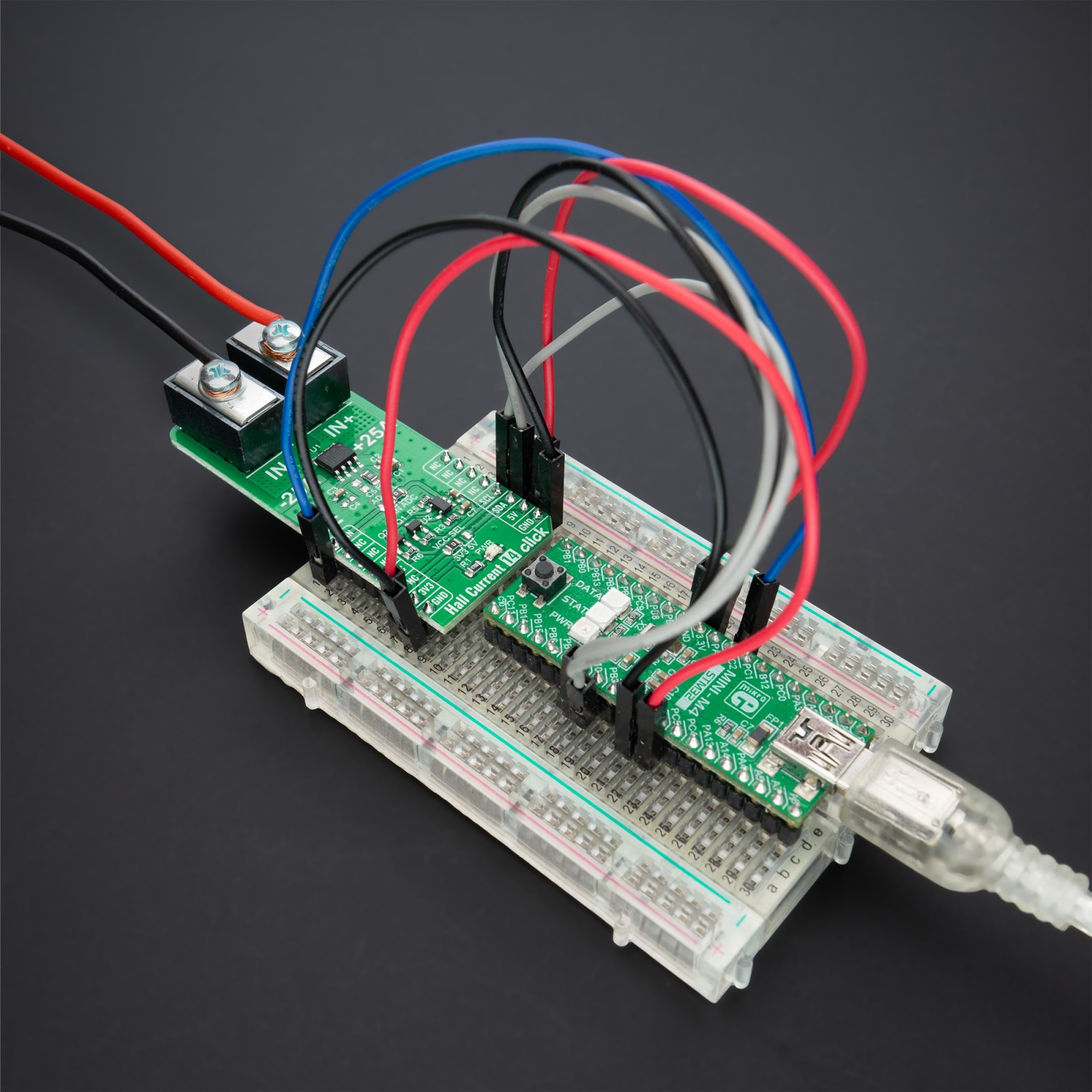Hall Current 14 Click | MCS1801 Current Sensor