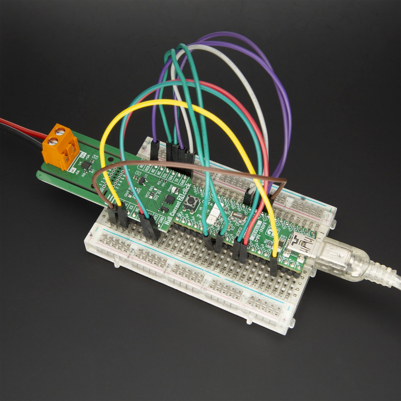 Hall Current 24 Click - ±5A Linear Hall Current Sensor | MIKROE-6854