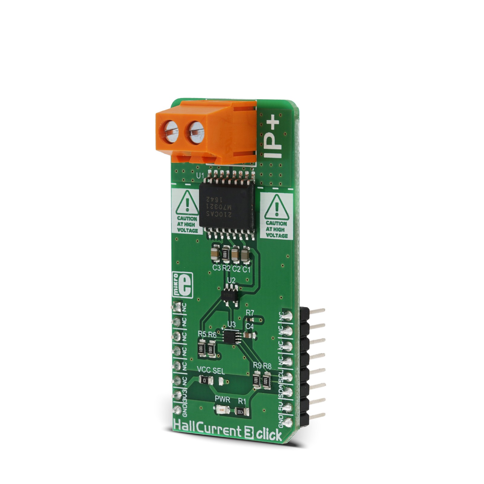 MLX91210 Hall-Effect Current Sensor | Hall Current 3 Click