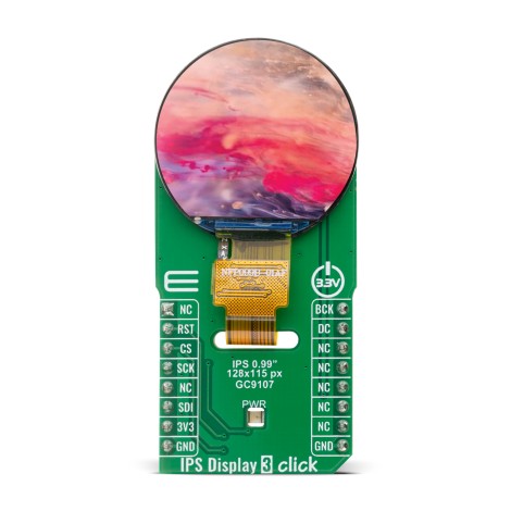 Shop Click Boards Display & LED TFT IPS Display 3 Click Front