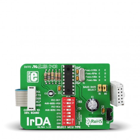 IrDA Board - Infrared Receiver/Transmitter Development Board