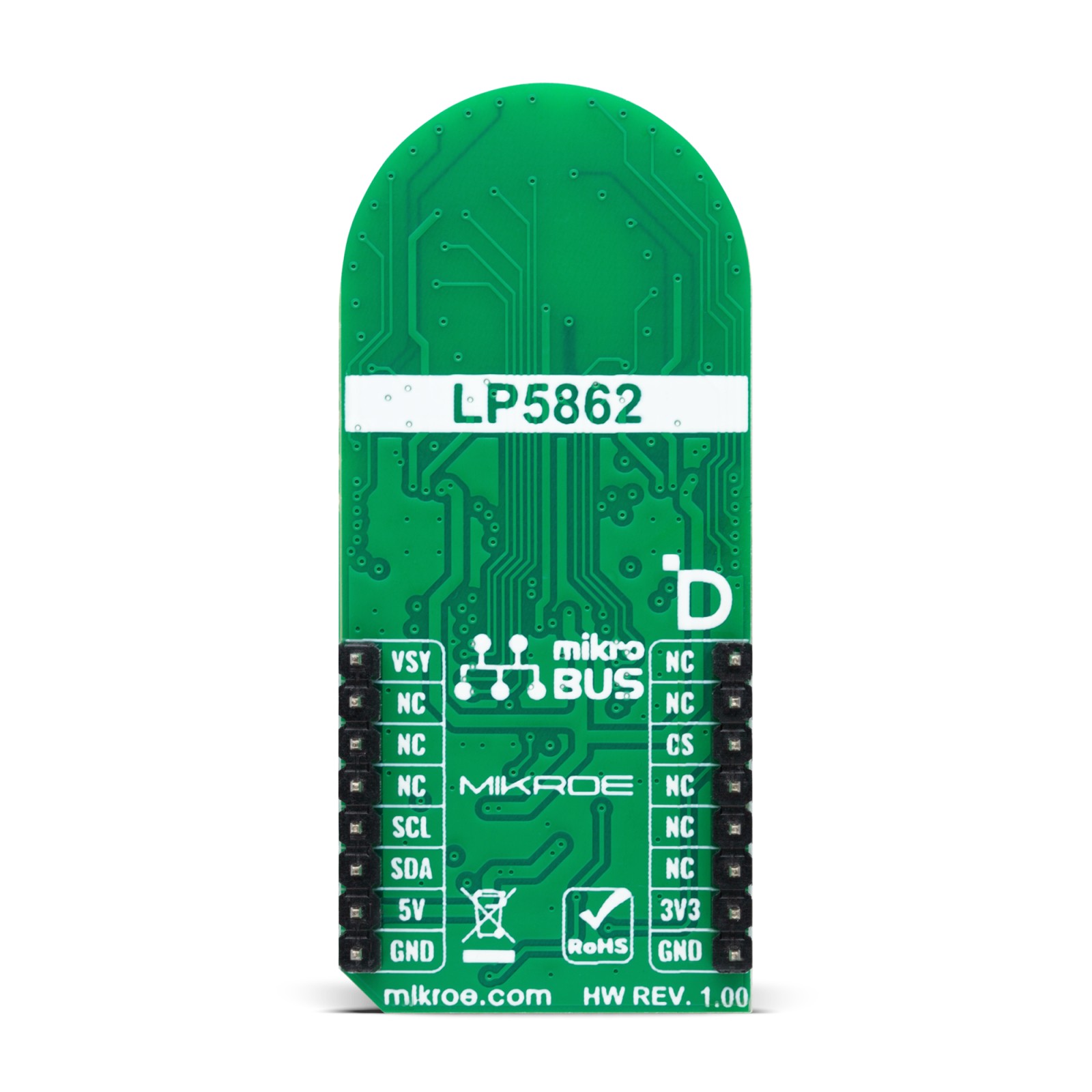 LP5862 LED Matrix Driver Board | LED Ring 2 Click