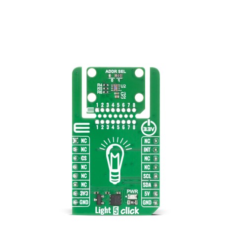 Light 5 Click - 2-Ch ALS Sensor | MIKROE-6905