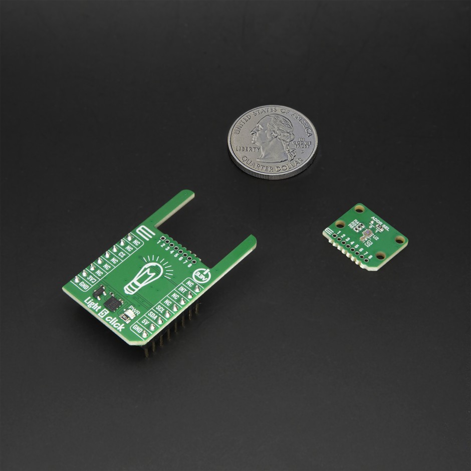 Click Sensor Light Light 5 Click - 2-Ch ALS Sensor | MIKROE-6905