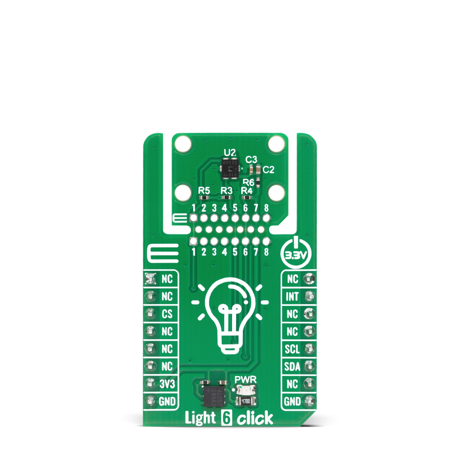 Click Sensor Light Light 6 Click - 172klx Ambient Light Sensor | MIKROE-6942