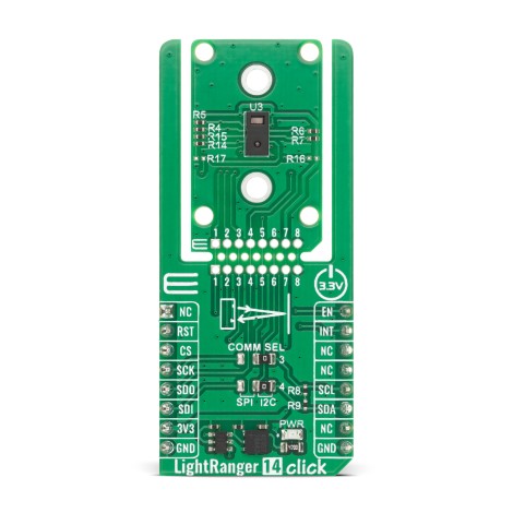 Shop Click Boards Sensors Optical LightRanger 14 Click Front