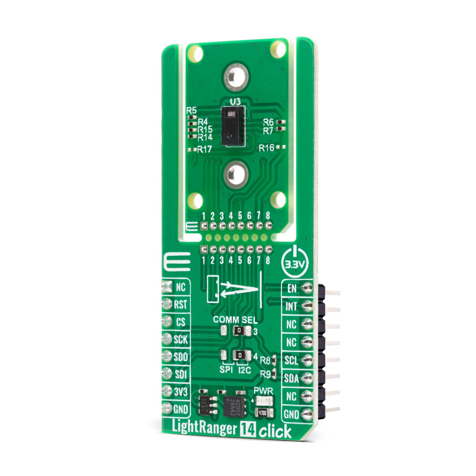 LightRanger 14 Click - Multi-zone dToF sensor | MIKROE-6747