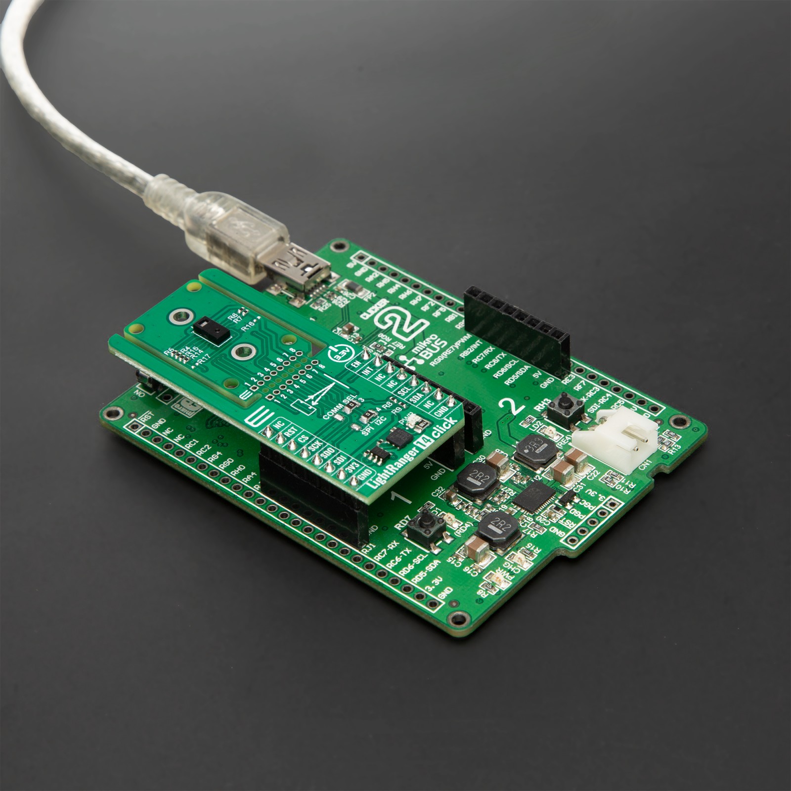 LightRanger 14 Click - Multi-zone dToF sensor | MIKROE-6747