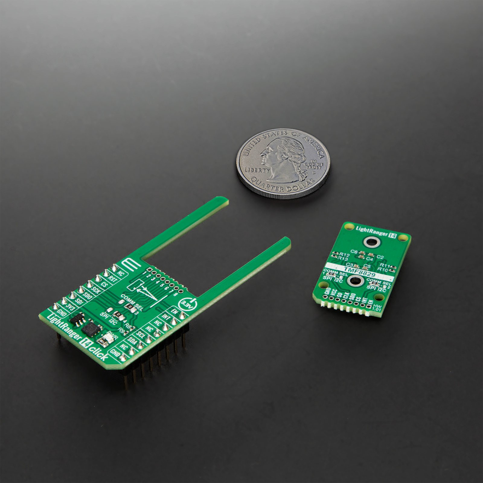 LightRanger 14 Click - Multi-zone dToF sensor | MIKROE-6747