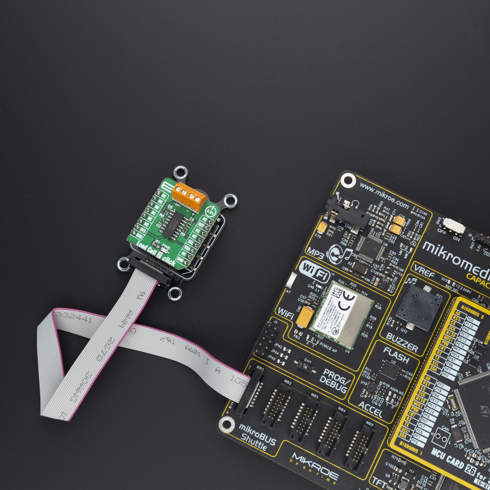 NAU7802 Load Cell Click board™ | Load Cell 2 Click