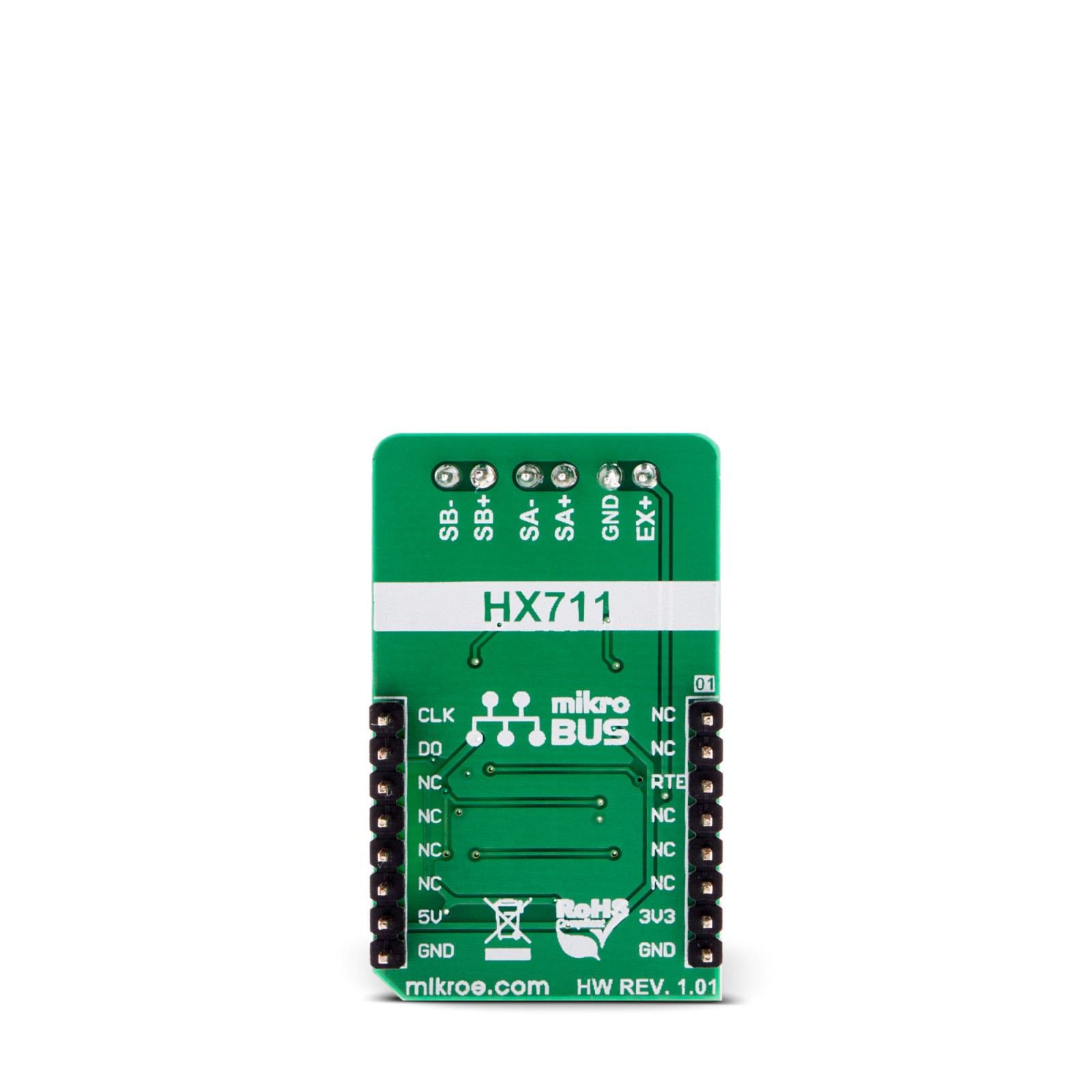 HX711 Load Cell Amplifier Board | Load Cell Click