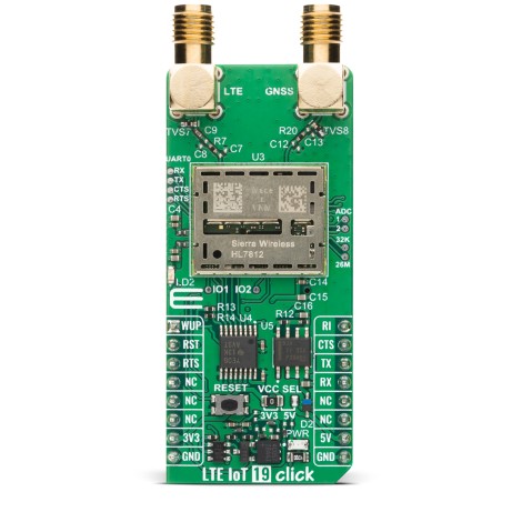 Shop Click Boards Wireless Connectivity LTE IoT LTE IoT 19 Click Front
