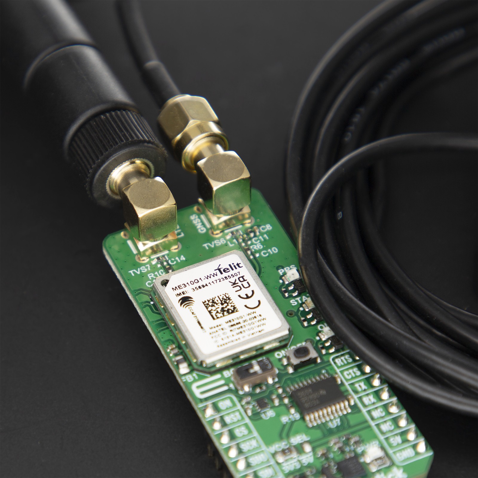 LTE IoT 24 Click - Global LTE Cat M1/NB2 Module | MIKROE-6933