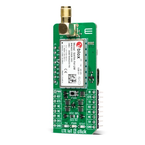 SARA-R412M LTE IoT Module | LTE IoT 6 Click | MIKROE