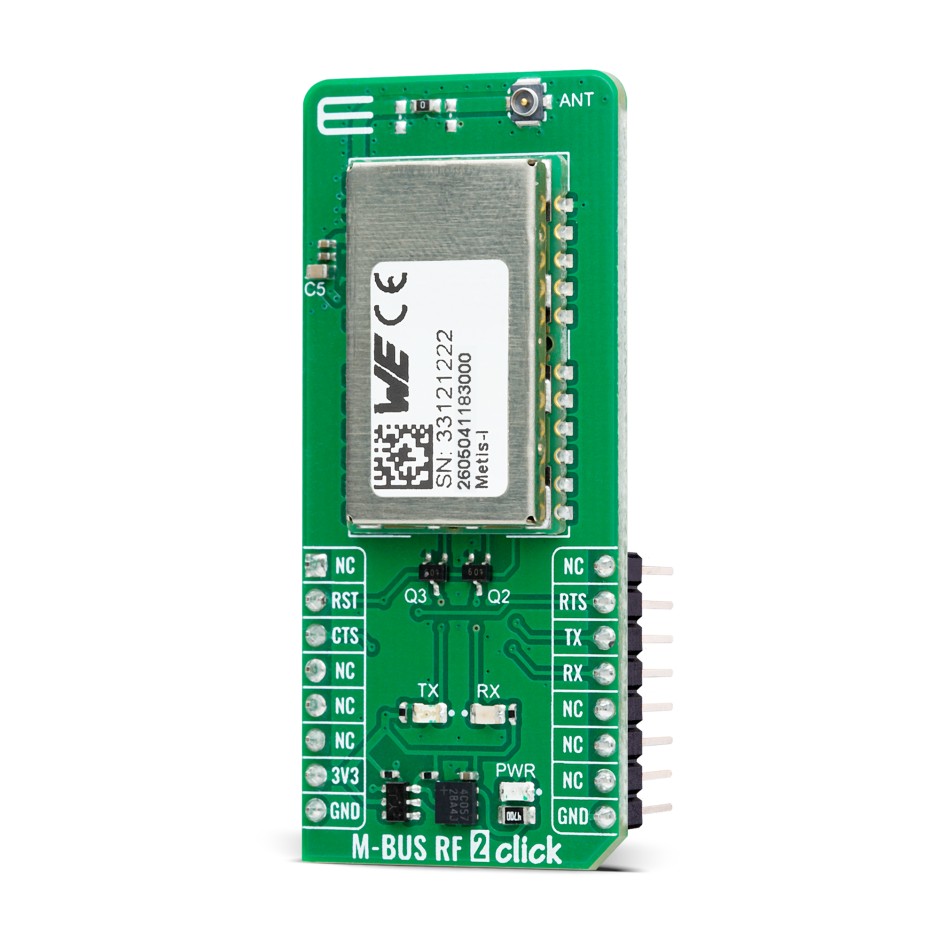 M-BUS RF 2 Click with Metis-I Wireless Communication Module